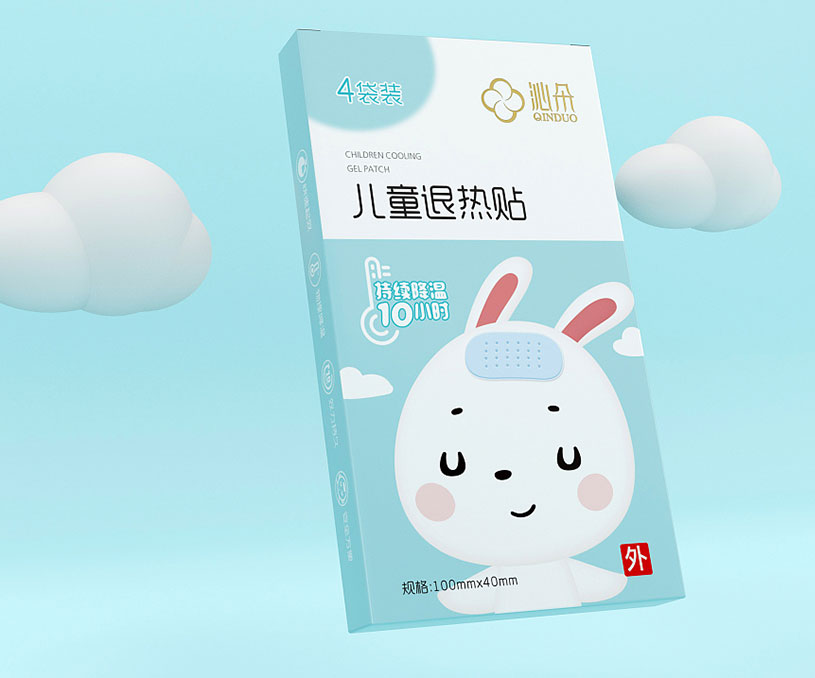 沁朵兒童退熱貼-包裝設計